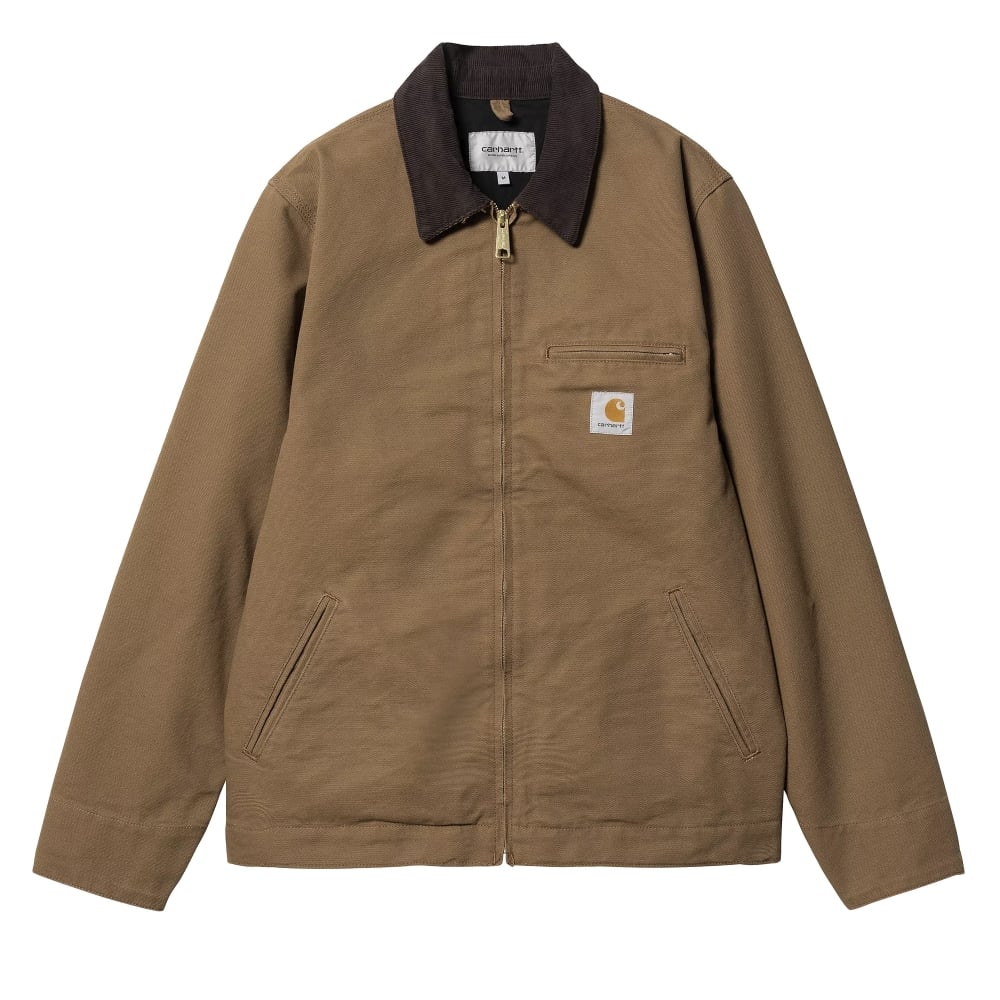 Carhartt WIP Detroit Jacket (Summer) (Hamilton Brown/Tobacco Rinsed)