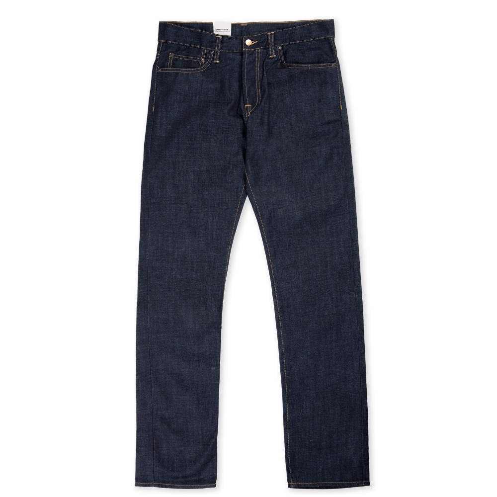 Carhartt WIP Klondike Edgewood Denim Jeans 12 Oz (Blue Rigid)