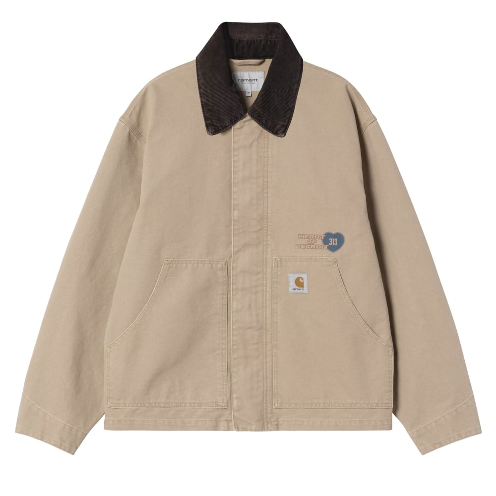 Carhartt WIP OG Arcan Graphic Jacket (Dusty Hamilton Brown/Tobacco Heavy Stone Wash)