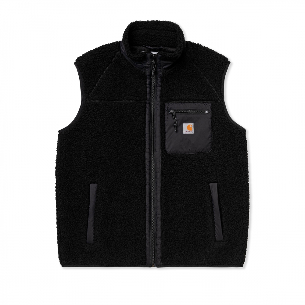 Carhartt WIP Prentis Liner Fleece Vest (Black)