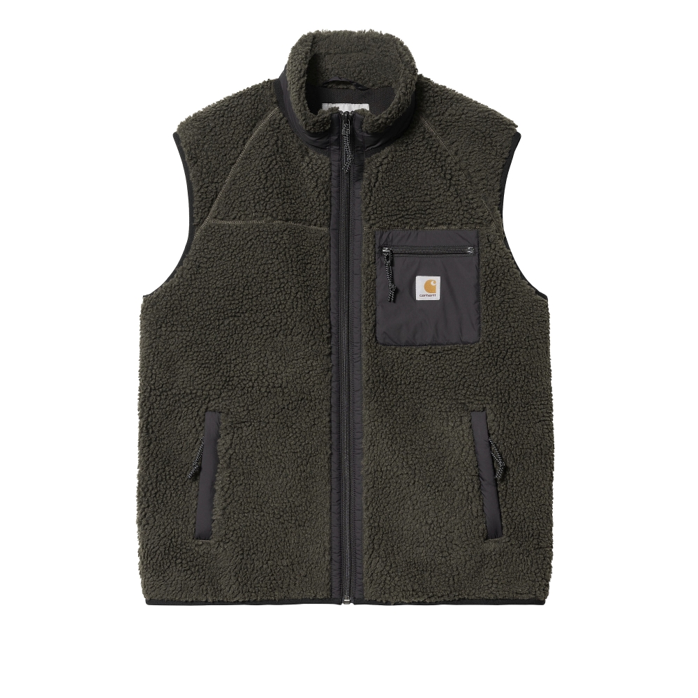 Carhartt WIP Prentis Liner Fleece Vest (Cypress/Black)
