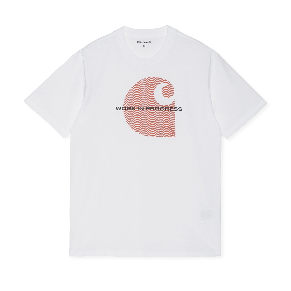 Carhartt WIP Wave C T-Shirt (White)