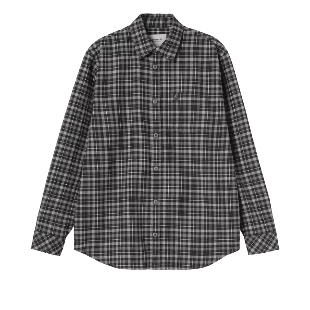 Carhartt WIP Widmark Long Sleeve Shirt (Widmark Check, Porphyry)