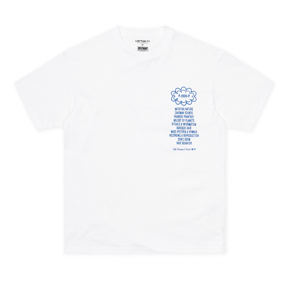 Carhartt WIP x Relevant Parties x Public Possession T-Shirt (White/Blue)