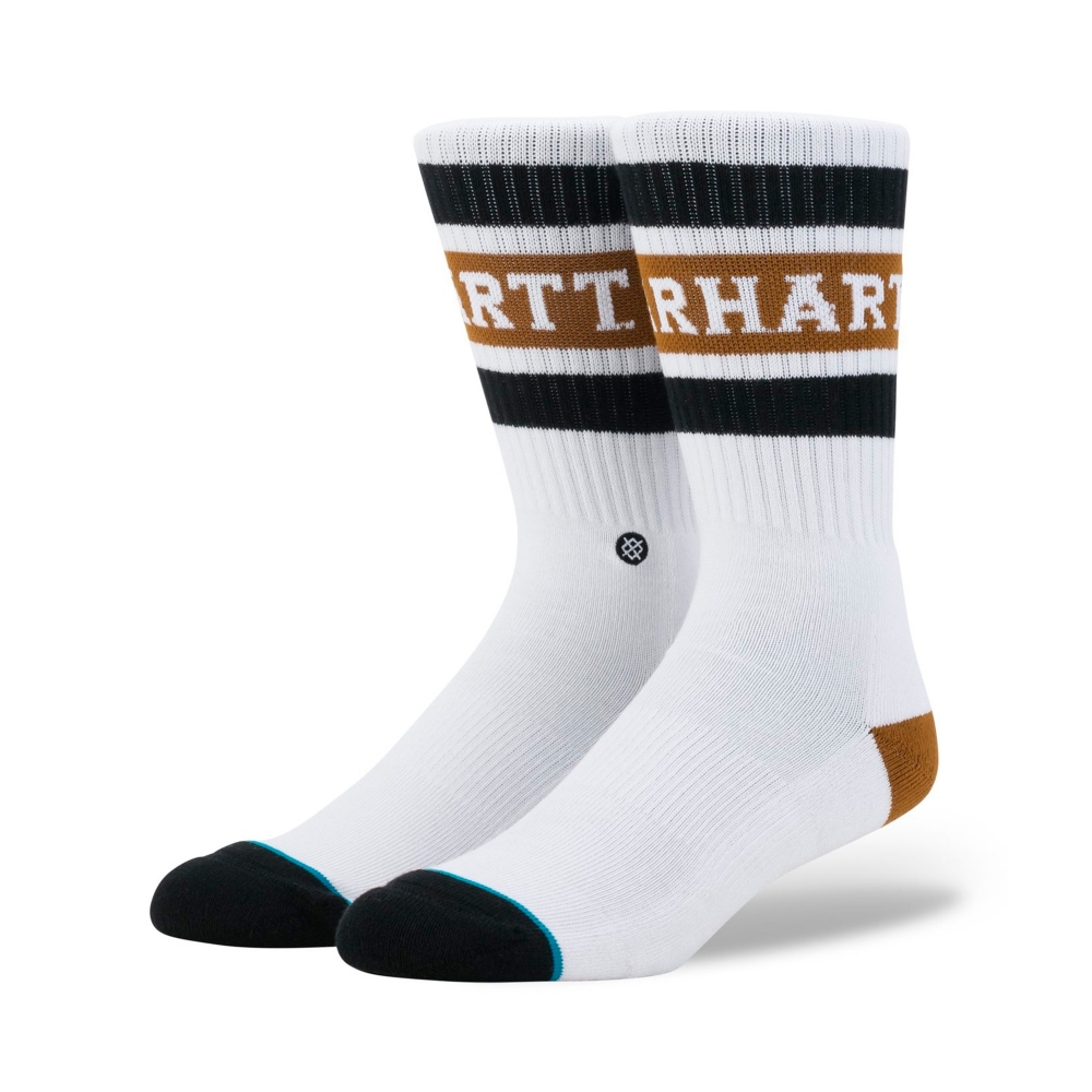 Carhartt WIP x Stance Strike Socks (White/Black/Hamilton Brown)