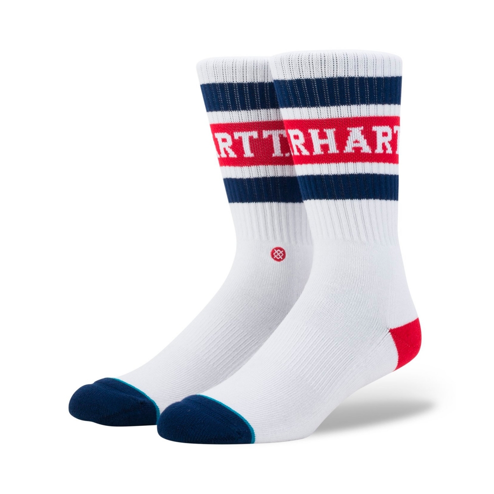 Carhartt WIP x Stance Strike Socks (White/Blue/Cardinal)