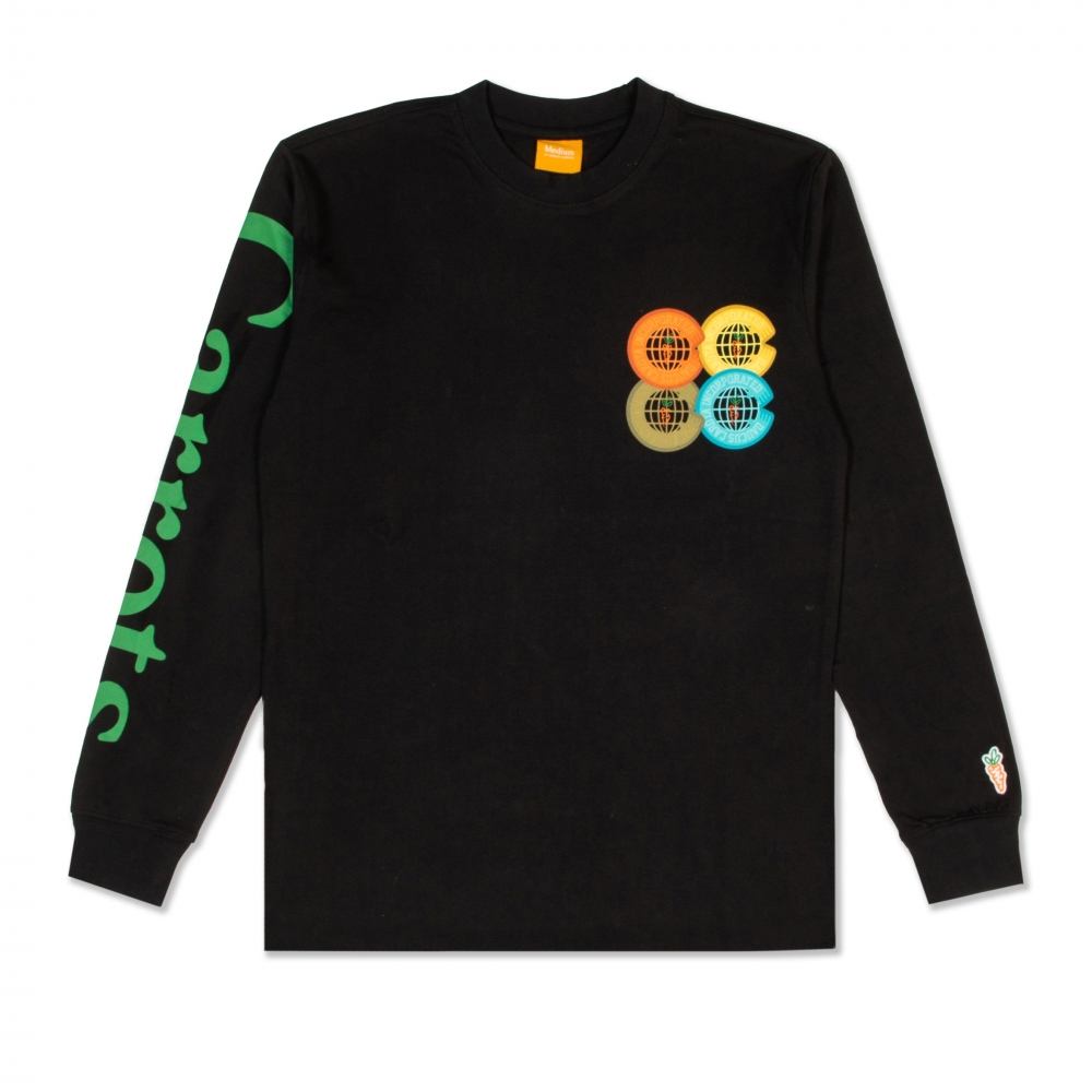 Carrots Incorporated Long Sleeve T-Shirt (Black)