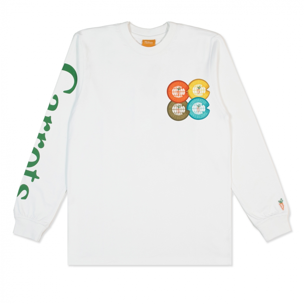 Carrots Incorporated Long Sleeve T-Shirt (White)