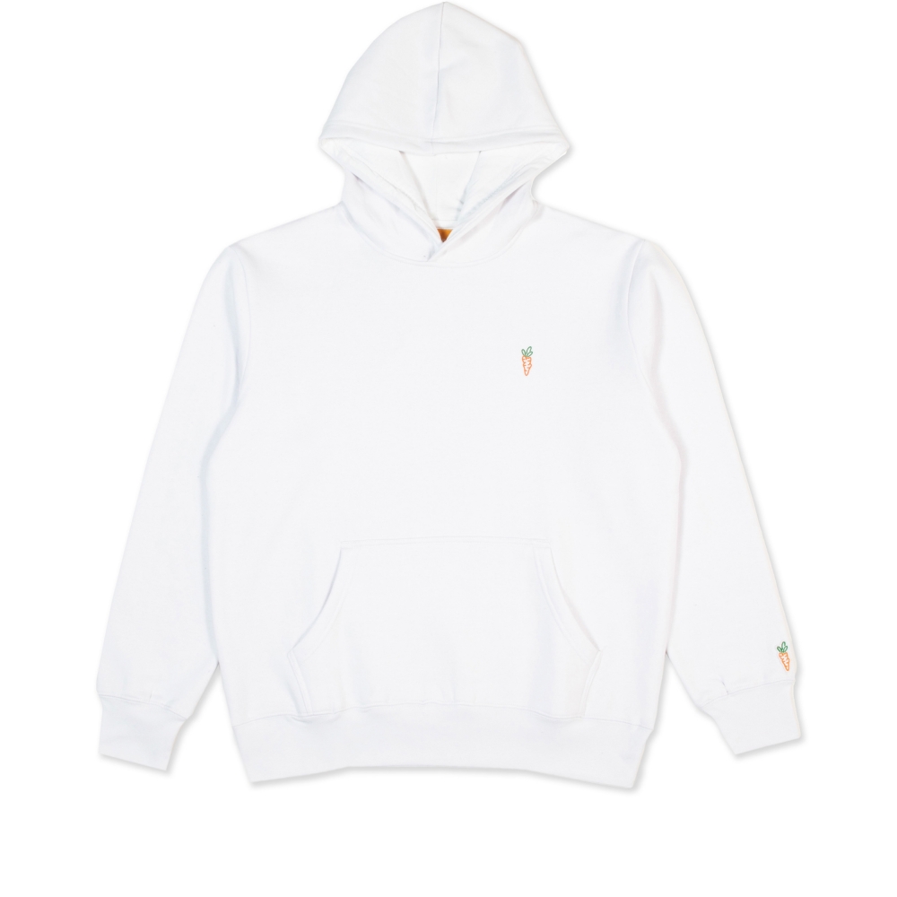 Carrots Signature Pullover Hooded Sweatshirt (White)