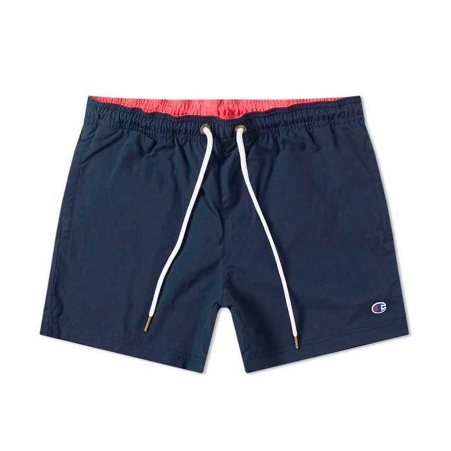 Champion Reverse Weave Beach Shorts (Navy/Hot Pink)