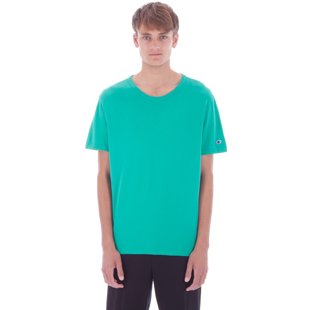 Champion Reverse Weave Crew Neck T-Shirt (Green)