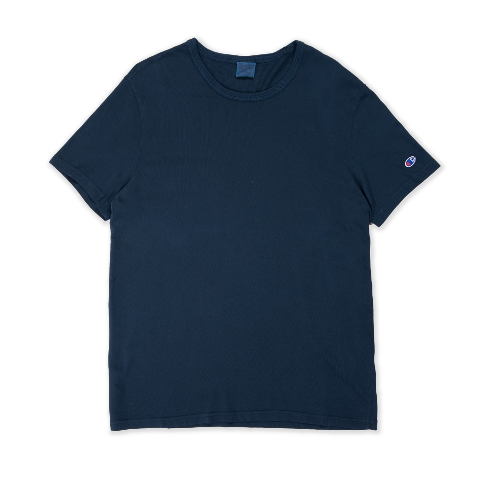 Champion Reverse Weave Crew Neck T-Shirt (Navy)