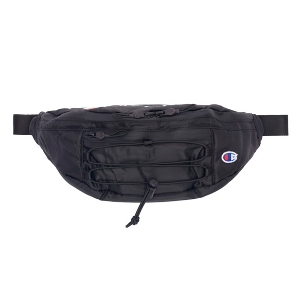 Champion Reverse Weave Lace-Up Logo Belt Bag (Black)