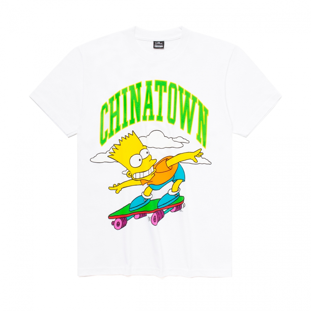 Chinatown Market x The Simpsons Cowabunga Arc T-Shirt (White)