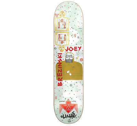 Cliché Joey Brezinski Gypsy Life Skateboard Deck 7.75"