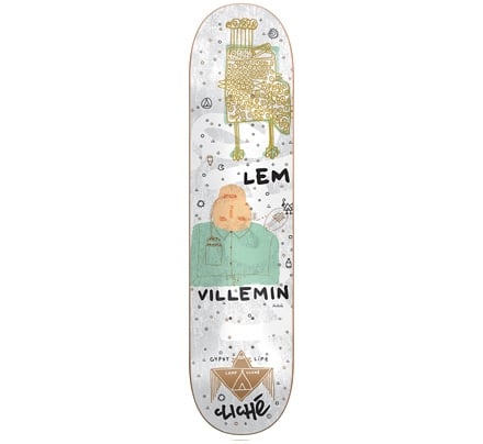 Cliché Lem Villemin Gypsy Life Skateboard Deck 8"