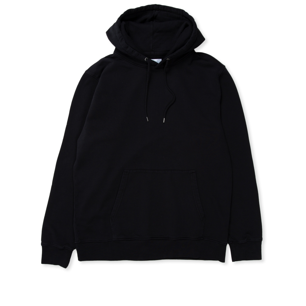 Colorful Standard Classic Organic Pullover Hooded Sweatshirt (Deep Black)