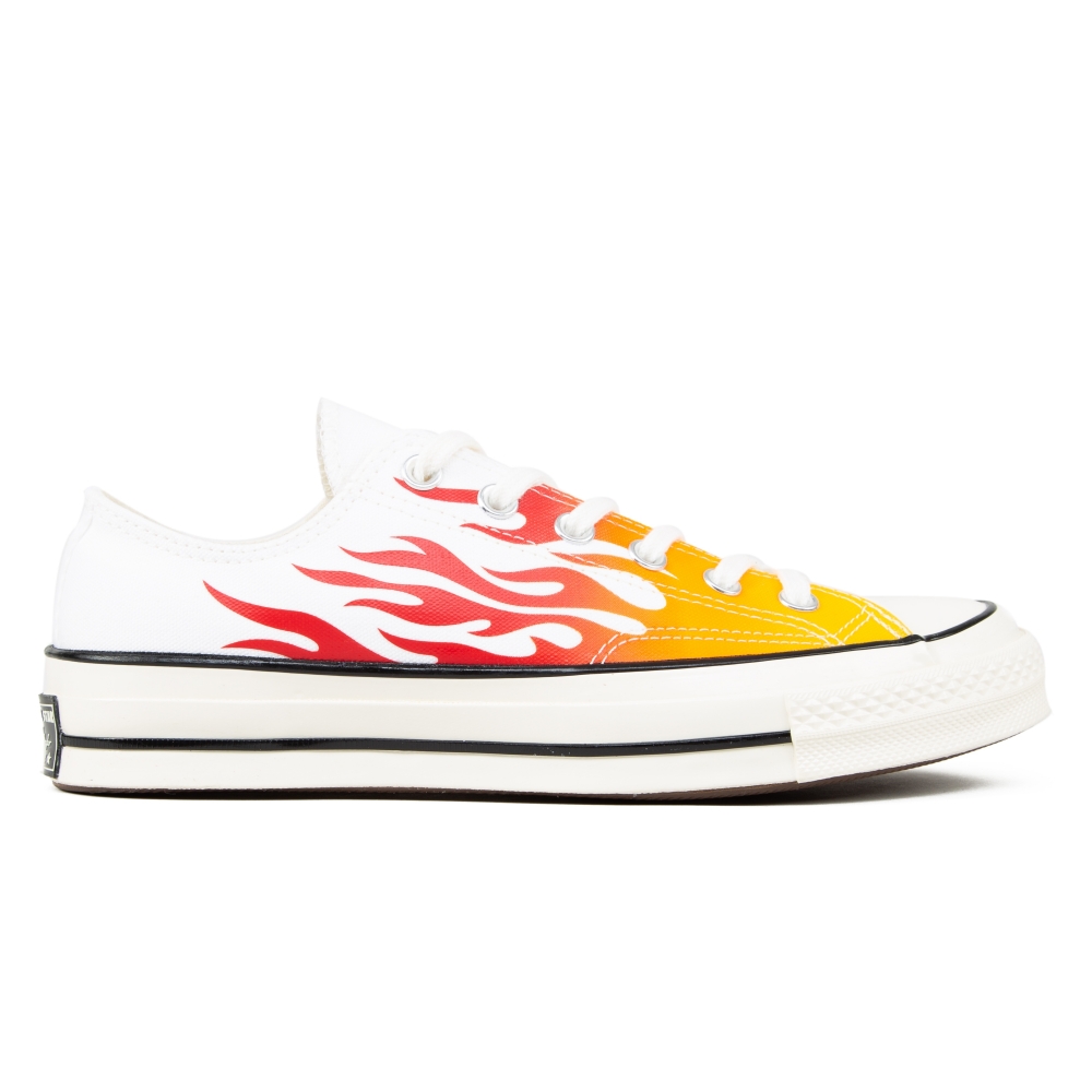 Converse Chuck Taylor All Star 70 Ox 'Flames Archive Print' (White/Enamel Red/Bold Mandarin)