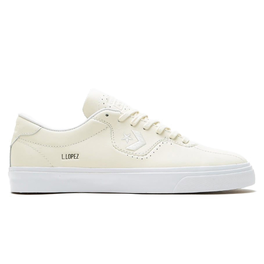 Converse Cons Louie Lopez Pro Leather Ox (Egret/Egret/White)