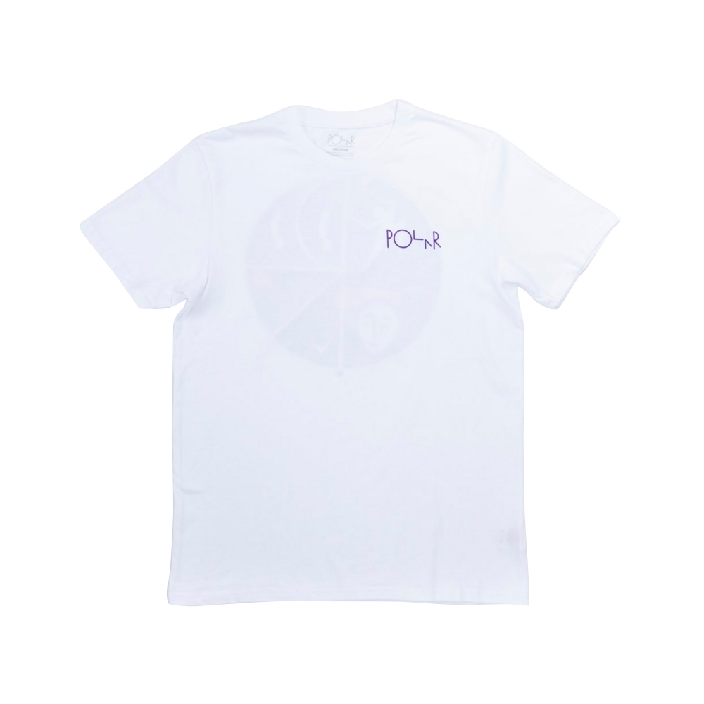 Polar Skate Co. Cut Out Fill Logo T-Shirt (White)