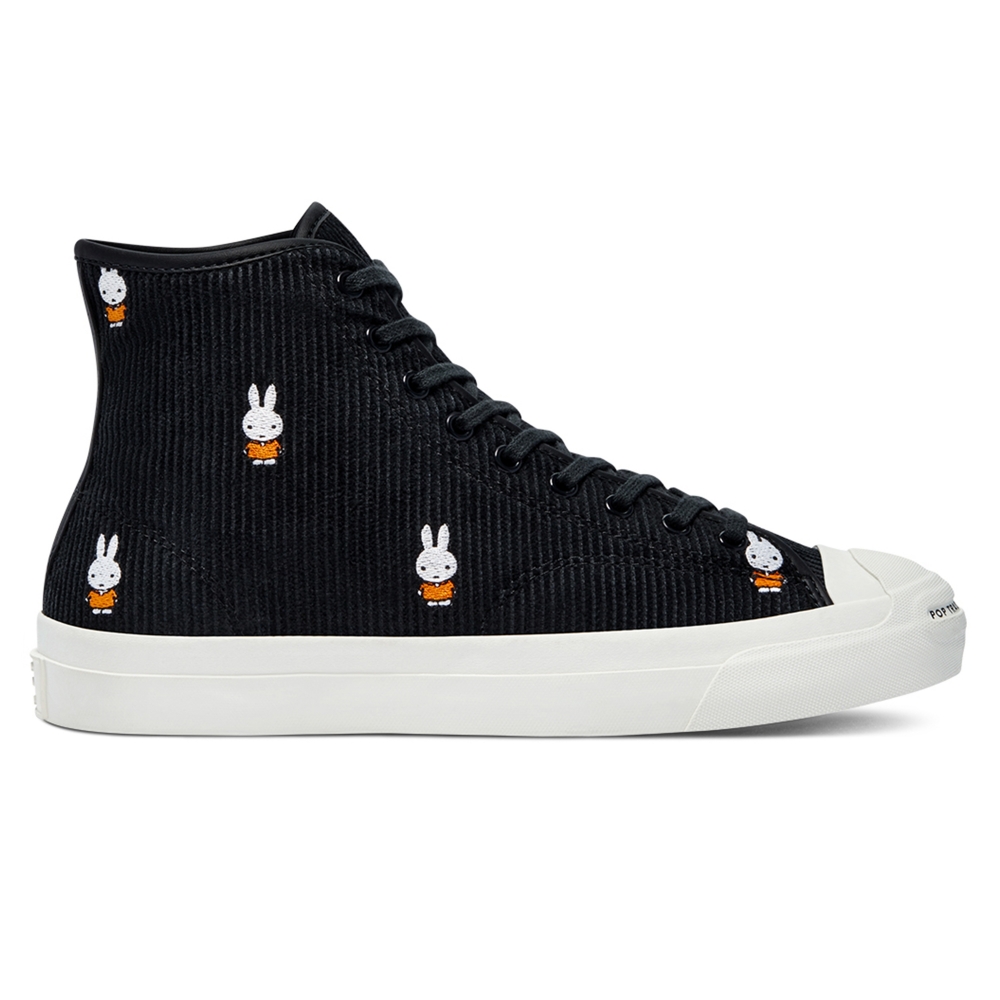 Converse Cons x POP Trading Company Jack Purcell Pro Hi 'Miffy' (Black/White/Egret)