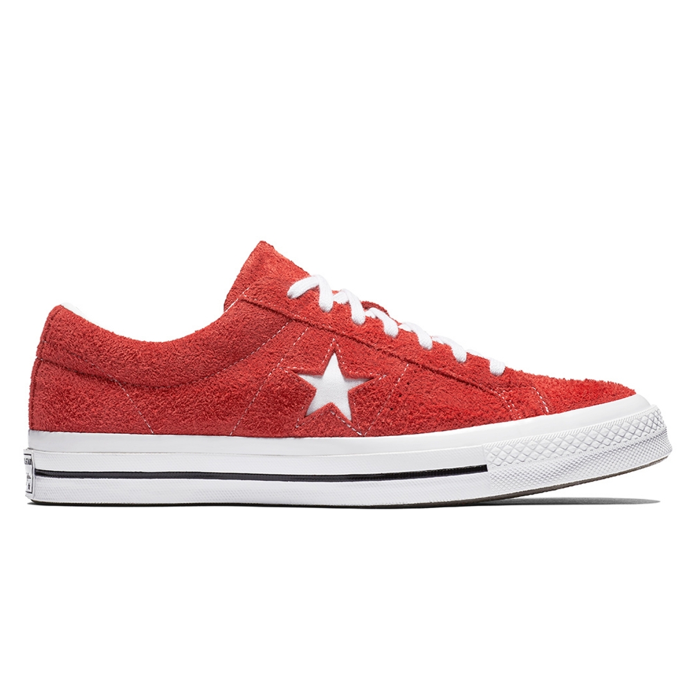 Converse One Star OX Premium Suede (Red/White/White)