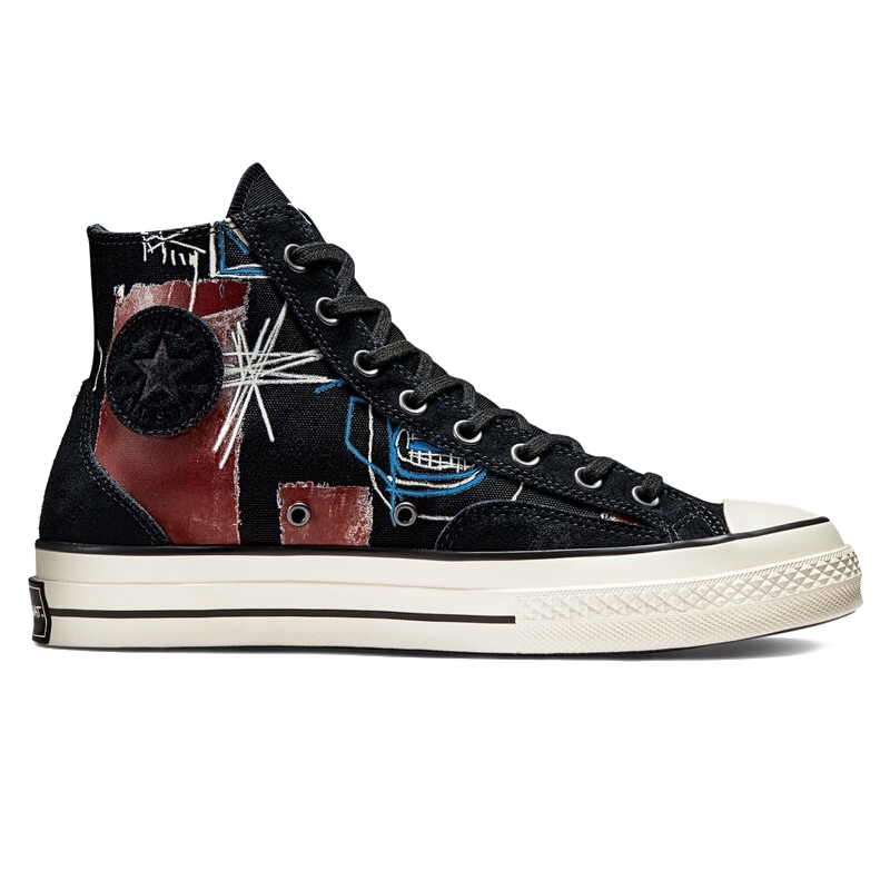 Converse x Basquiat Chuck Taylor All Star 70 Hi (Black/Multi/Egret)