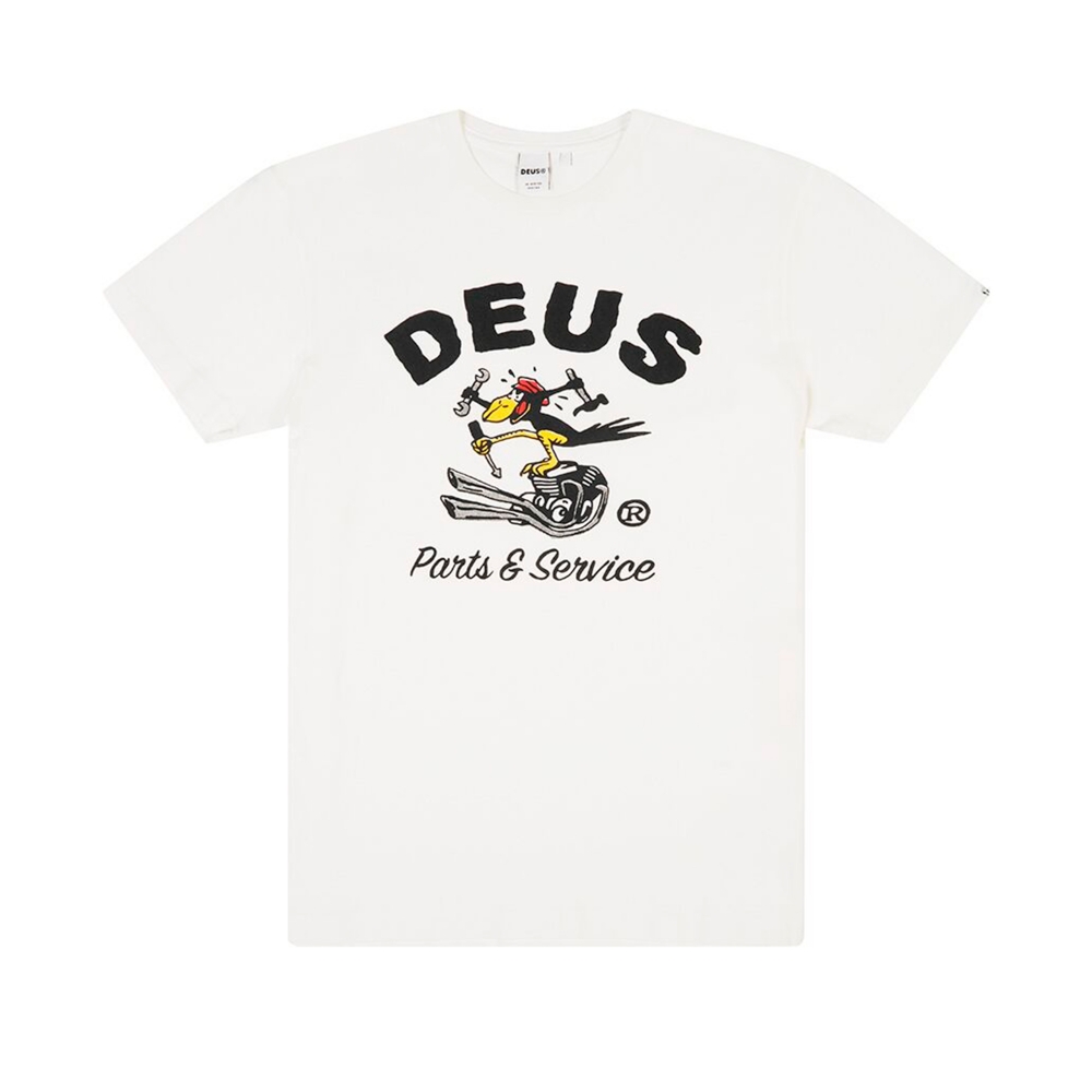 Deus Ex Machina Battery T-Shirt (Vintage White)