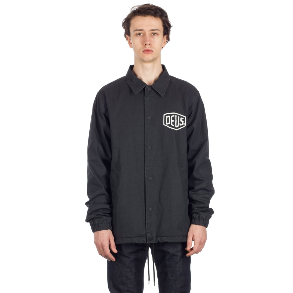 Deus Ex Machina Coach Jacket (Jet Black)