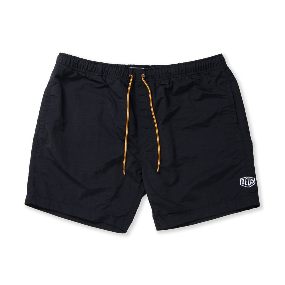 Deus Ex Machina Sandbar Plains Shorts Jet Black Consortium