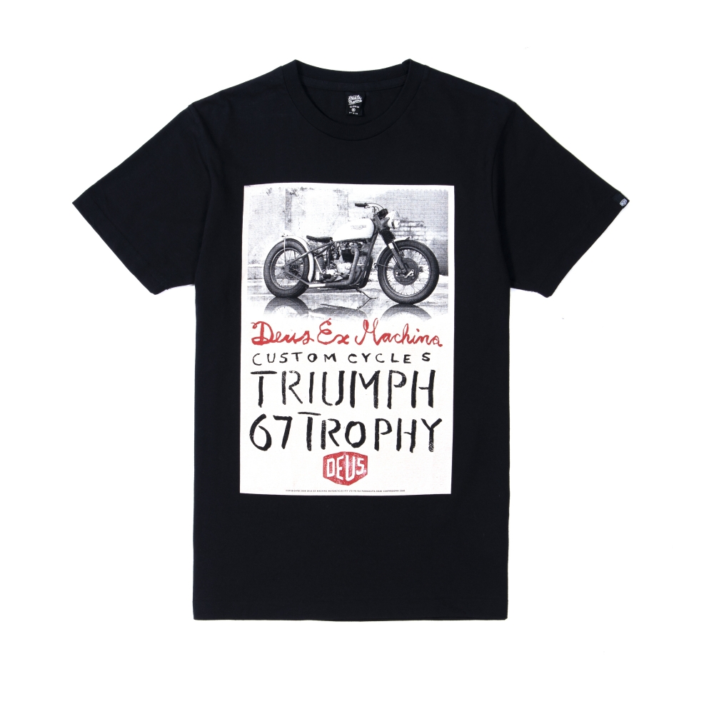 Deus Ex Machina Triumph Trophy T-Shirt (Black)