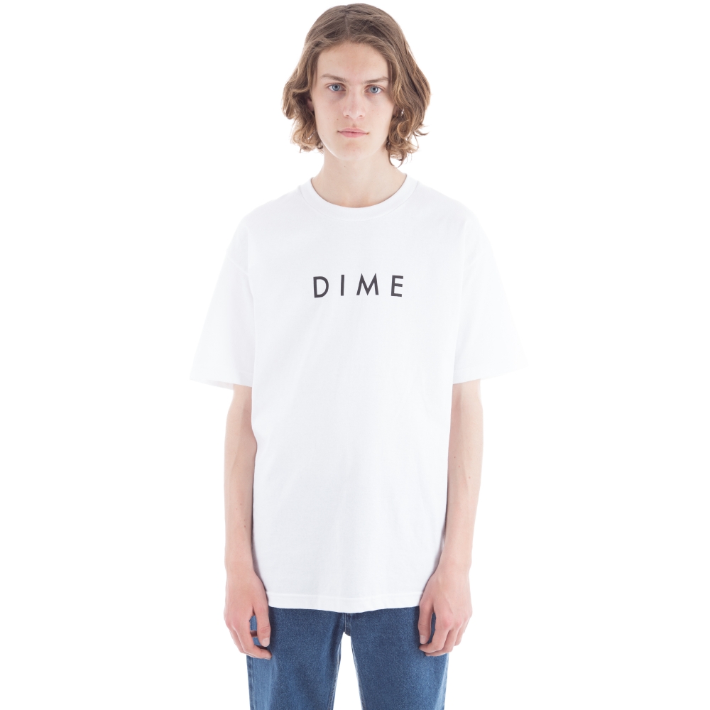 Dime Basic Logo T-Shirt (White)