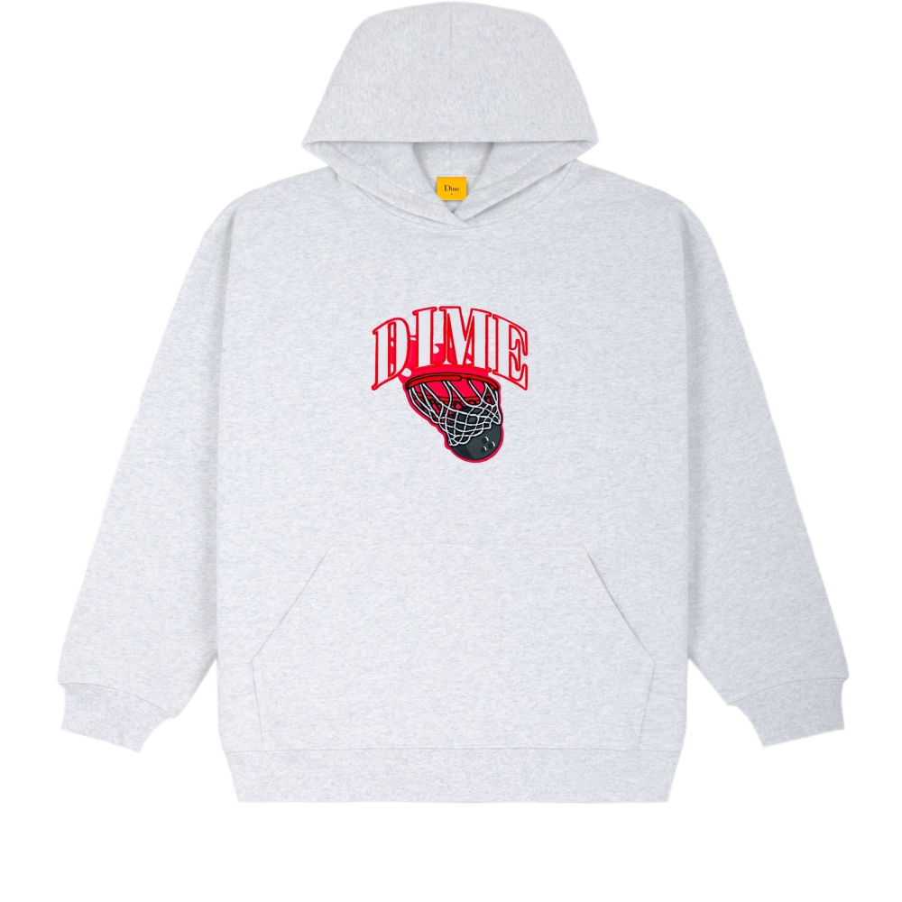 Dime Basketbowl Patch Pullover Hooded Sweatshirt (Ash)