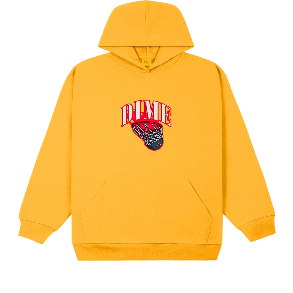 Dime Basketbowl Patch Pullover Hooded Sweatshirt (Dark Yellow)