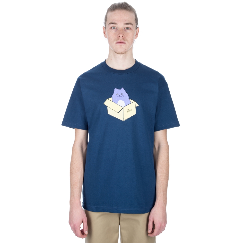 Dime Box Logo T-Shirt (Cat Blue)