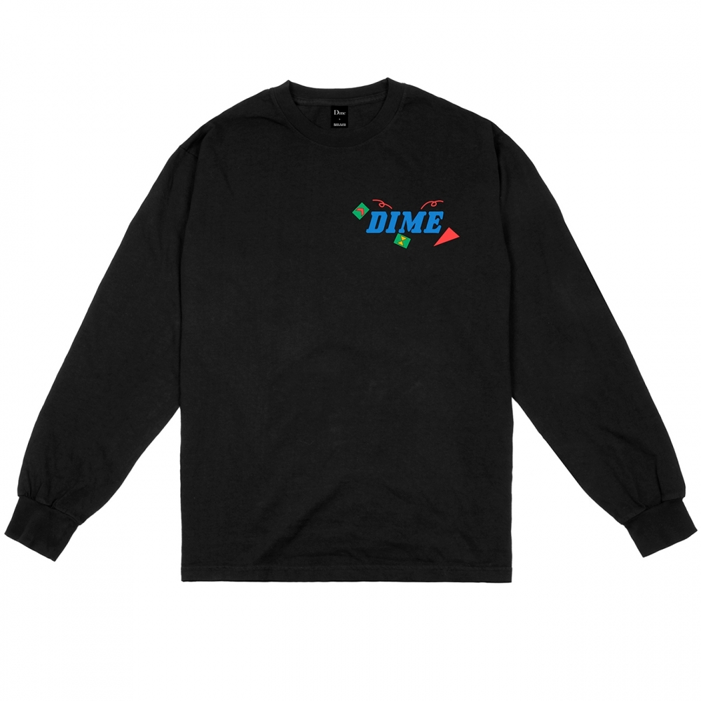 Dime Breaker Long Sleeve T-Shirt (Black)