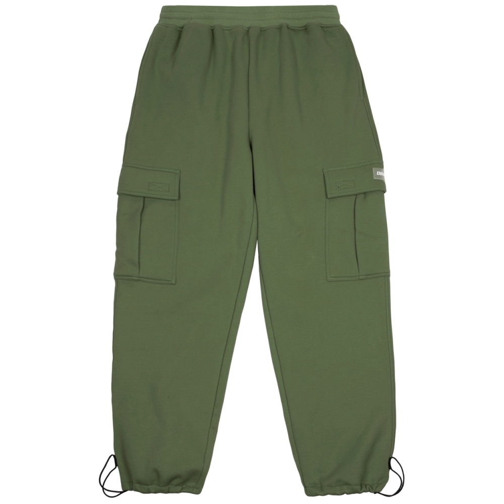 Dime Cargo Sweat Pants (Military Green)