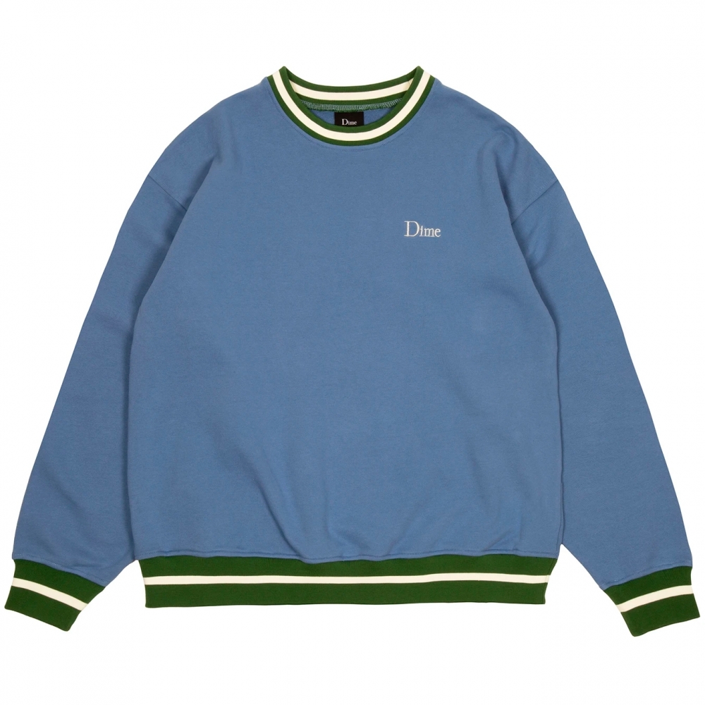 Dime Classic French Terry Crew Neck Sweatshirt (Blue)