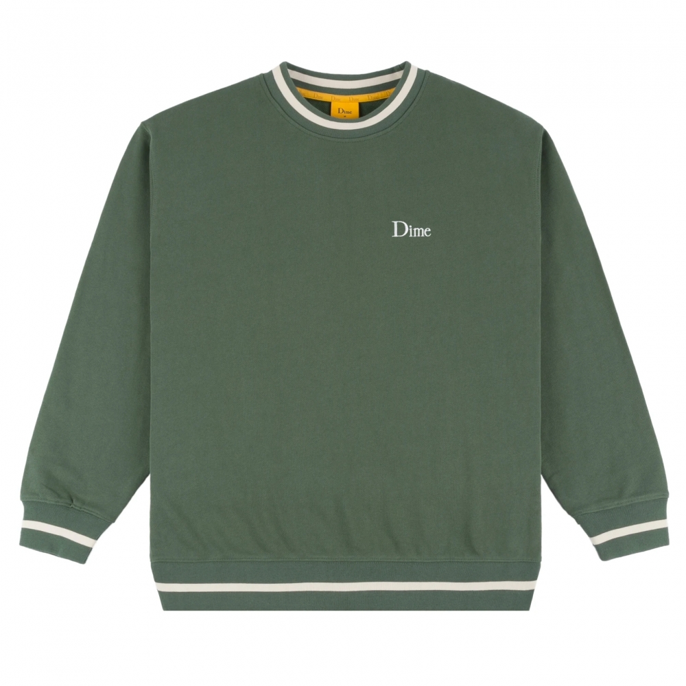 Dime Classic French Terry Crew Neck Sweatshirt (Eucalyptus)