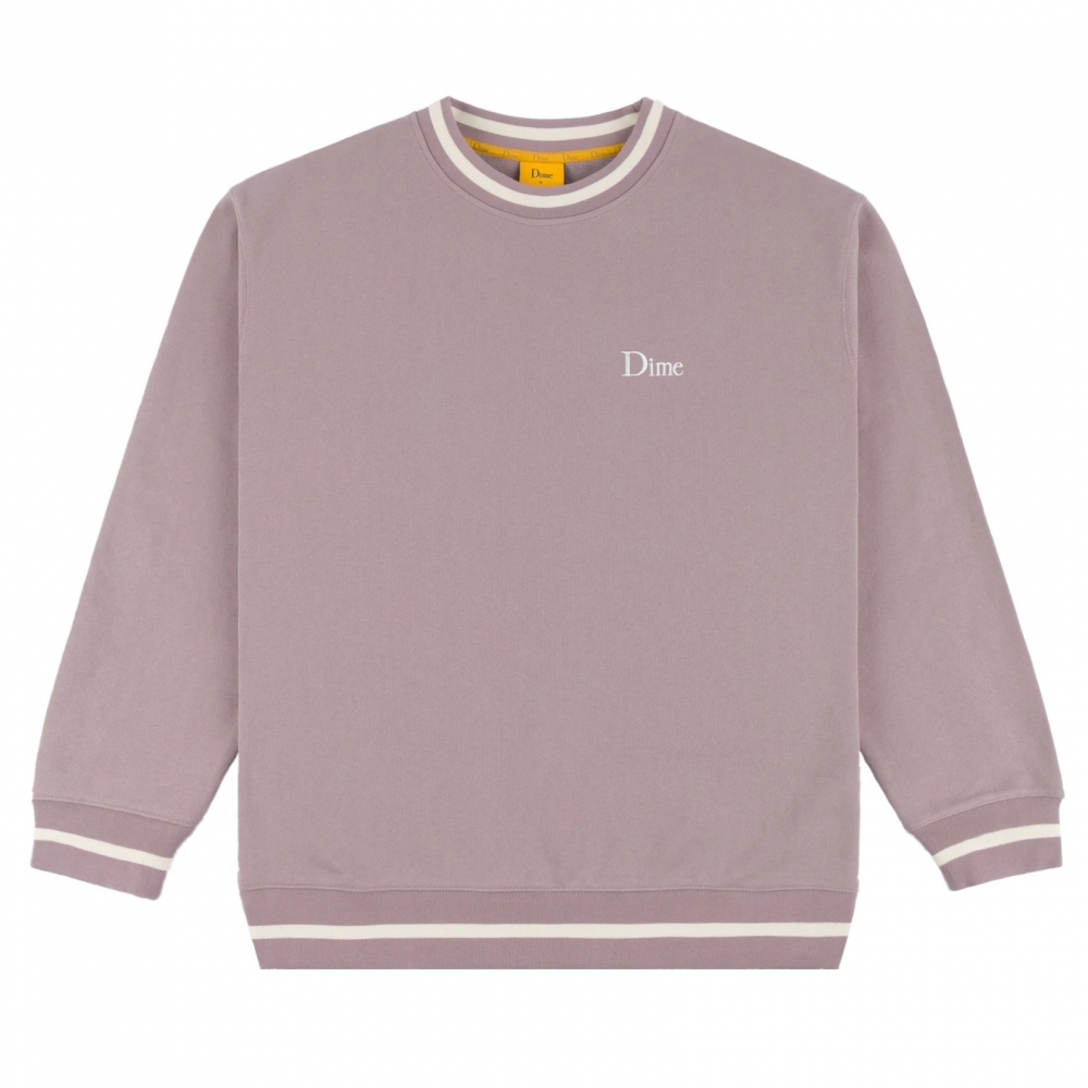 Dime Classic French Terry Crew Neck Sweatshirt (Lavender)