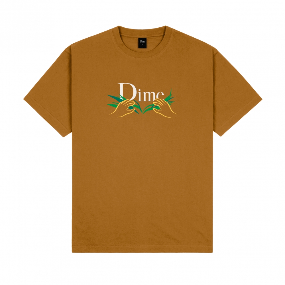 Dime Classic Grass T-Shirt (Coffee)