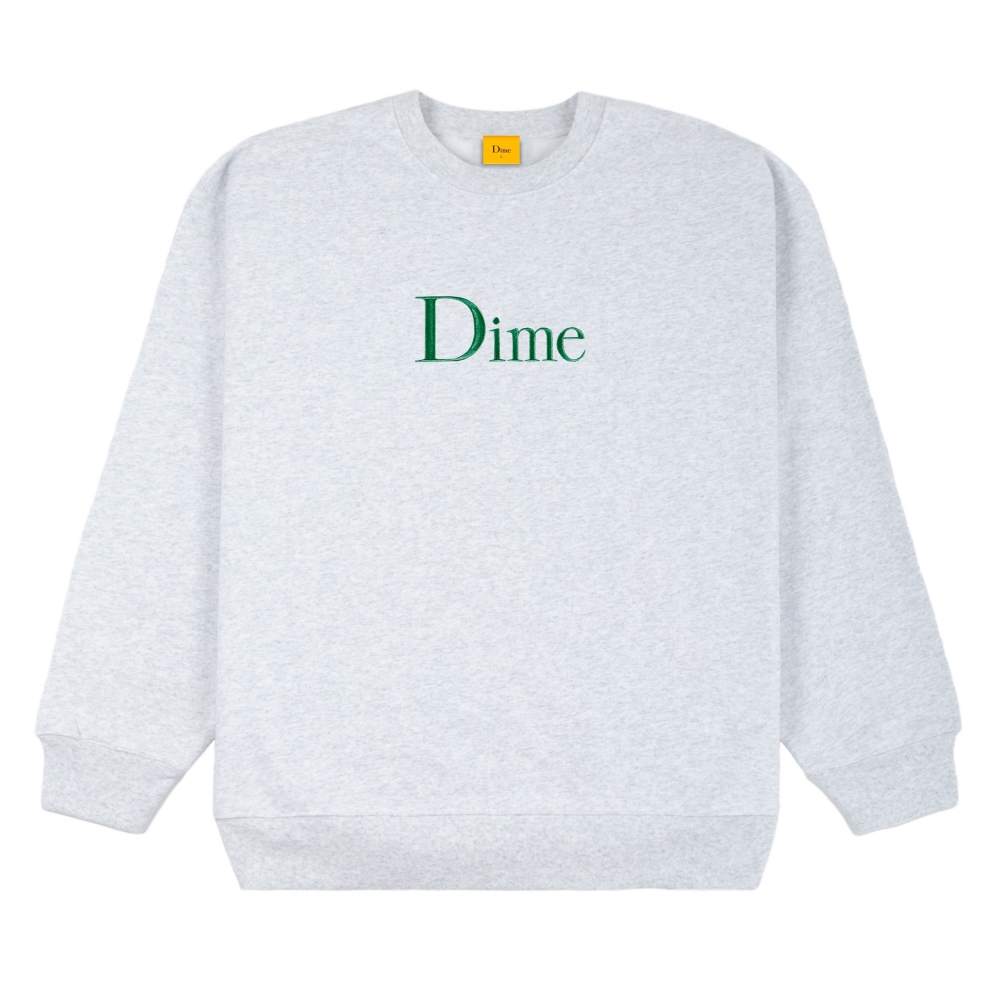 Dime Classic Logo Crew Neck Sweatshirt (Ash)