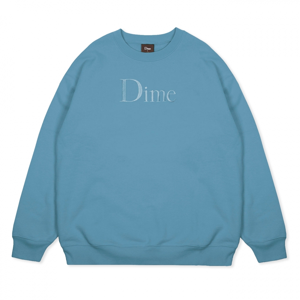 Dime Classic Logo Crew Neck Sweatshirt (Slate)