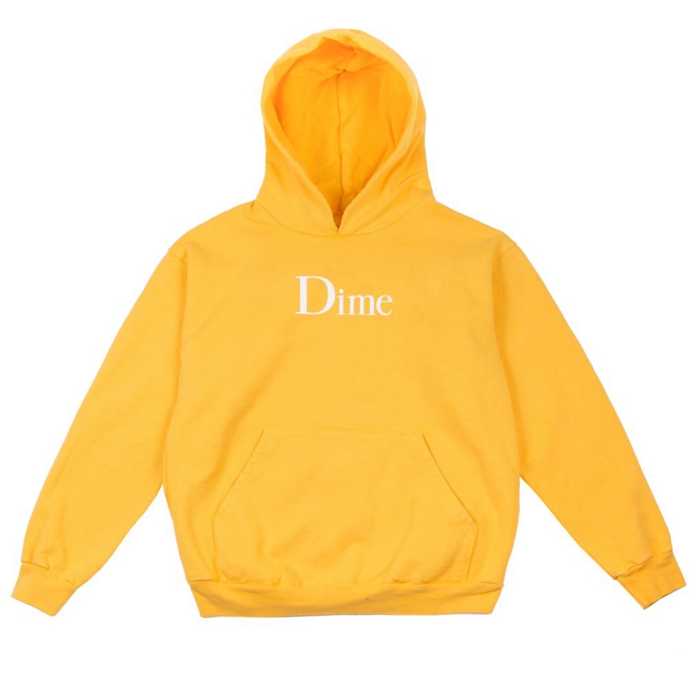 Dime Classic Logo Pullover Hooded Sweatshirt (Gold)