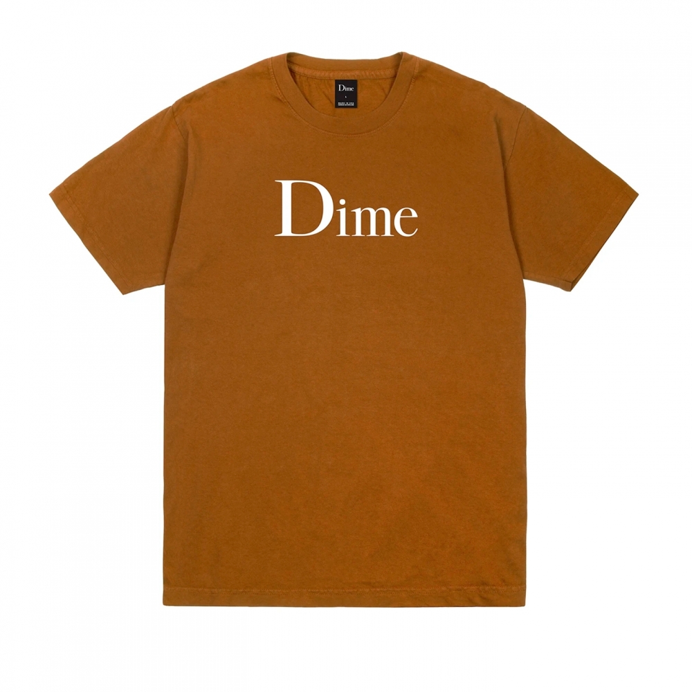 Dime Classic Logo T-Shirt (Coffee)