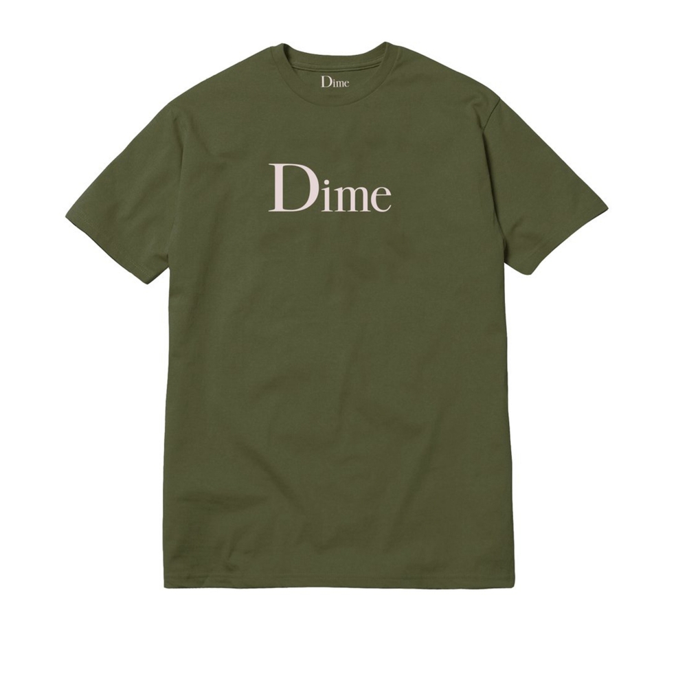 Dime Classic Logo T-Shirt (Green) - DIMEF1802GRN - Consortium.