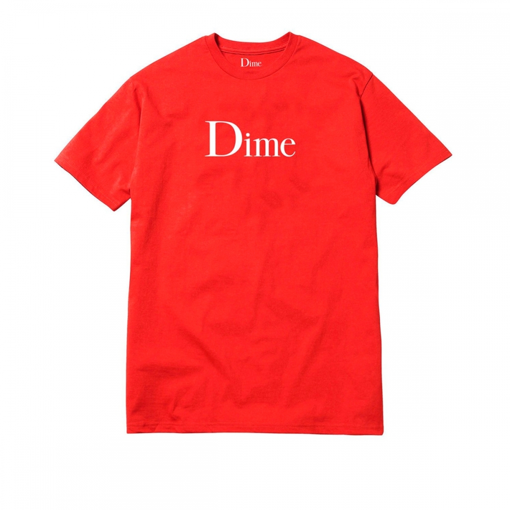 Dime Classic Logo T-Shirt (Red)