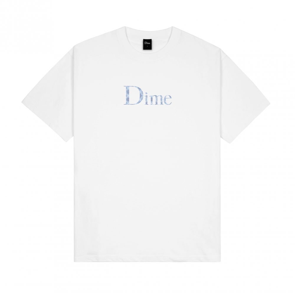 Dime Classic Plaid T-Shirt (White)