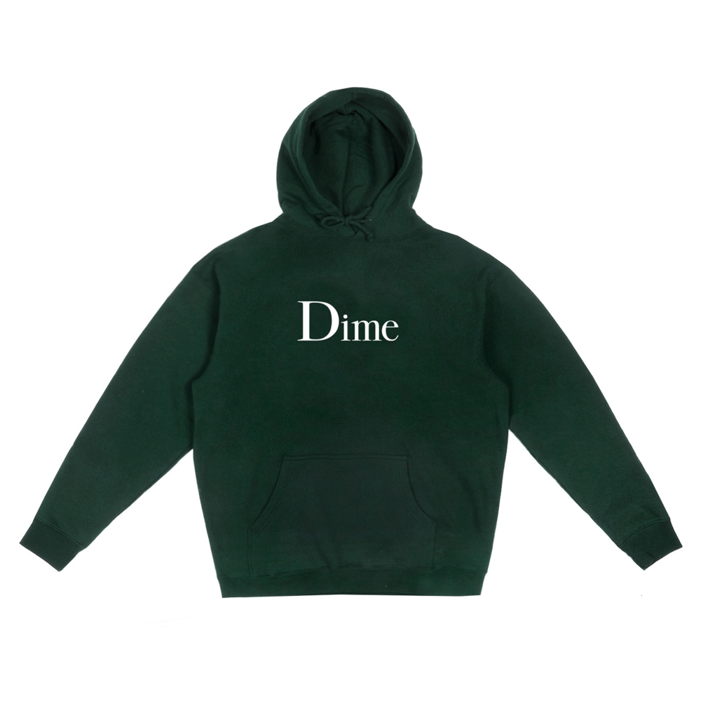Dime Classic Pullover Hooded Sweatshirt (Green)