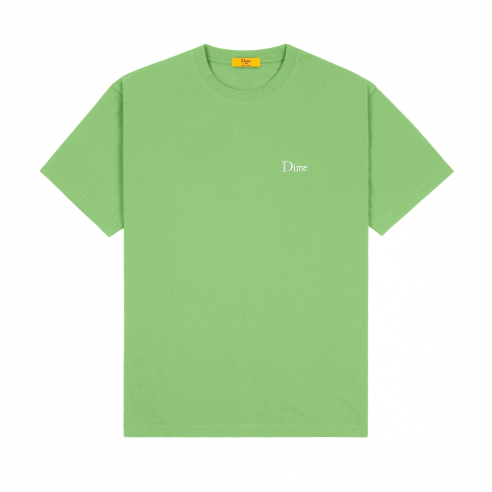 Dime Classic Small Logo Embroidered T-Shirt (Tea)